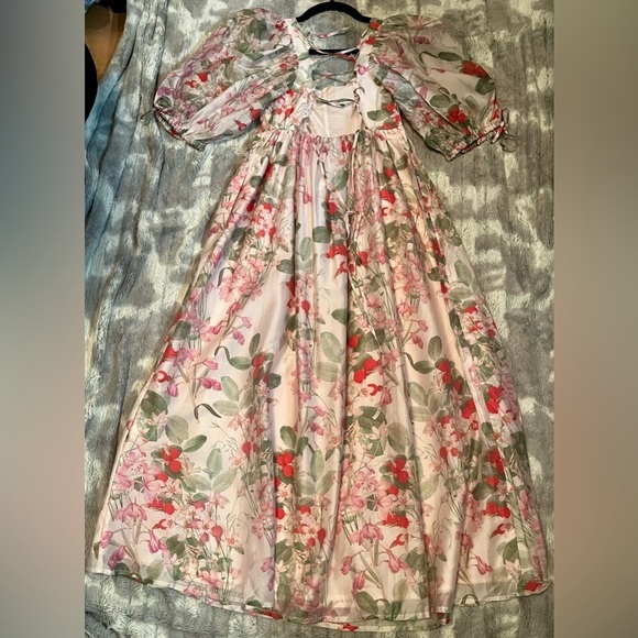 & OTHER STORIES Babydoll Tied Sleeve Detail Dress Size EUR 32 - Picture 4 of 11